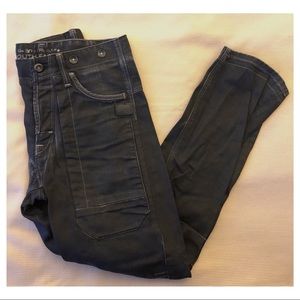 G-Star Raw 3301 Jeans in Coated Black Denim